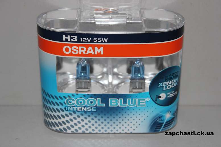 Лампа H3 OSRAM COOL BLUE INTENSE 2шт