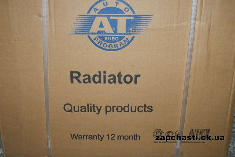 Радиатор Авео T200, T250 480 мм AT