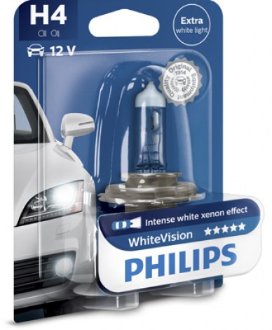 Лампа H4 PHILIPS WhiteVision