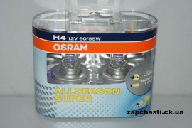 Лампа H4 OSRAM ALLSEASON SUPER (2шт)