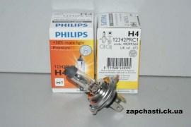 Лампа Philips Premium +30% H4 12V 60/55W