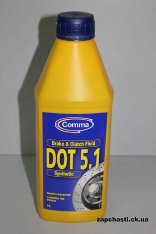 Тормозная жидкость COMMA DOT 5.1 1л