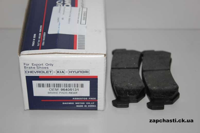 Колодки тормозные задние Лачетти Daewoo Motor(до 07г.в.)