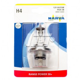 Лампа H4 NARVA Range Power 50+
