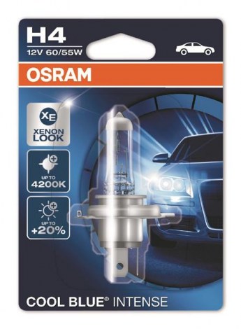 Лампа H4 OSRAM Cool Blue Intense блистер