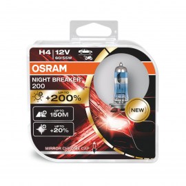 Лампа H4 OSRAM NIGHT BREAKER 200 (2шт)