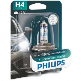 Лампа H4 PHILIPS +150% X-tremeVision Pro