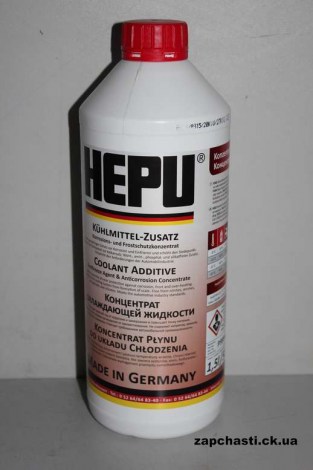 Антифриз Hepu красный 1.5л