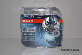 Лампа OSRAM COOL BLUE 12V 60/55W H4 (2шт)