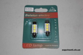Лампа LED T10x36 освещения салона BALATON BL 136