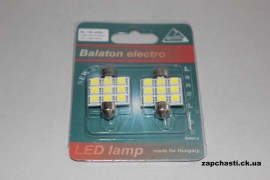 Лампа LED T10x36 освещения салона BALATON BL 139