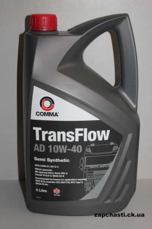 Масло Comma TRANSFLOW AD 10W-40 5л