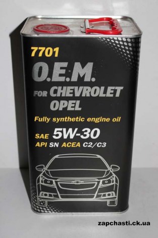 Масло MANNOL O.E.M. for Chevrolet Opel 5W-30 4л
