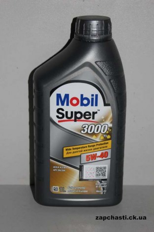 Масло MOBIL Super 3000 5W-40 1л