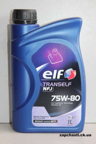 Масло трансмиссионное ELF TRANSELF NFJ 75w80 1л