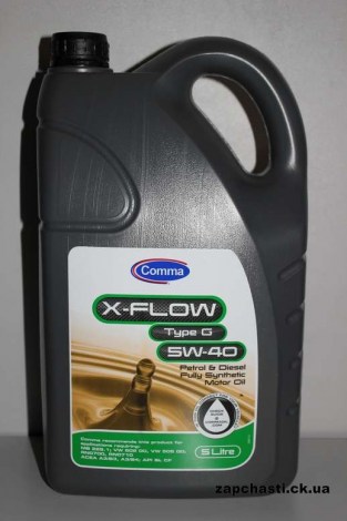Масло Comma X-FLOW 5W-40 5л