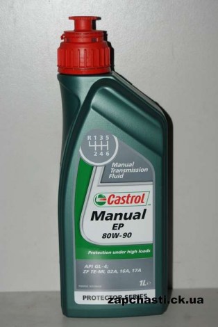 Масло трансмиссионные CASTROL EP 80W-90 1л