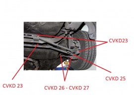 Сайлентблок поперечной тяги внутренний Лачетти CTR