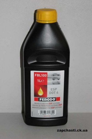 Тормозная жидкость FERODO FBL100 1л